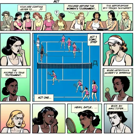 Теннисный мир на пике напряжения: Женская турнирная сетка